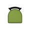 Holland Bar Stool Co 36" Swivel Bar Stool, Black Wrinkle, Canter Kiwi Green Seat 41036BW009 - alternate 3